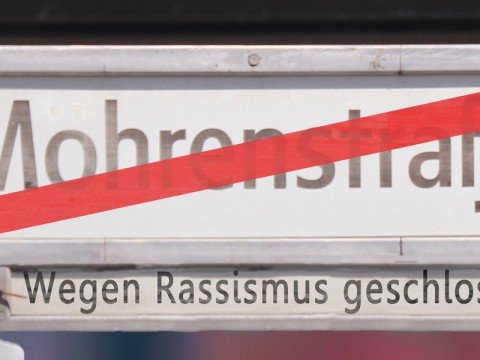 Mohrenstraße, wegen Rassismus geschlossen